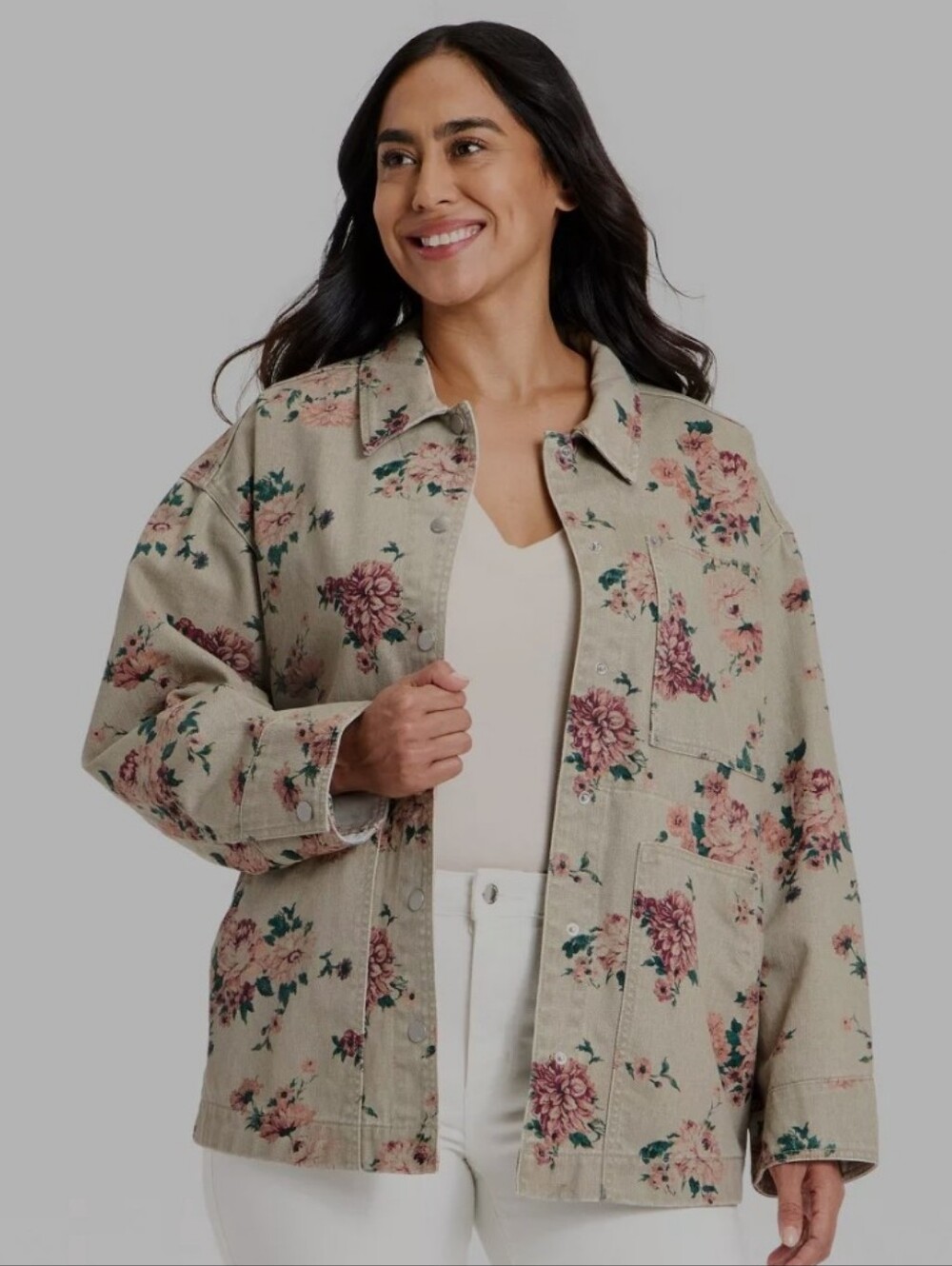 Universal Thread Western Floral Chore Coat